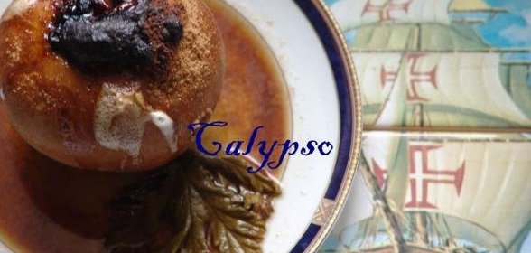 Яблоки, запечённые с геранью