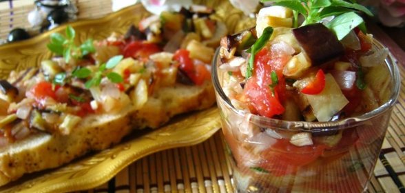 Баклажанная сальса