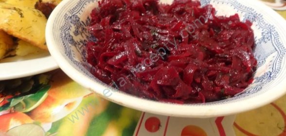 Свекла с маслом