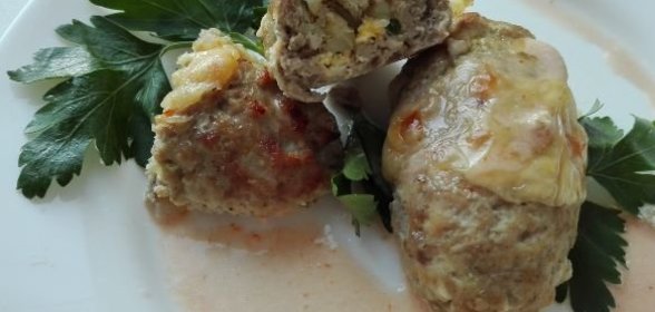 Судак, жаренный с соусом бешамель