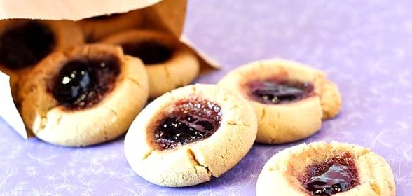 Мини-печенье с джемом