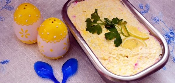 Селедка под шубой с плавленным сыром