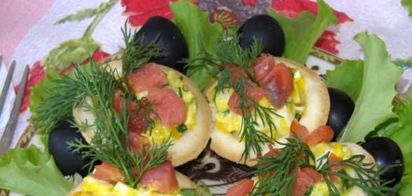 Тарталетки с рыбой