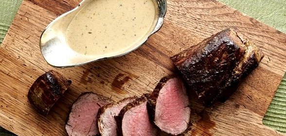 Cливочно-грибной соус для мяса