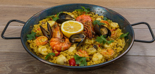 Паэлья с морепродуктами: пошаговый рецепт