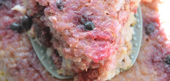 Рисовый пирог с ягодами