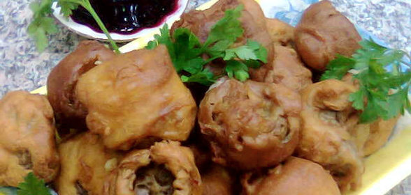 Грибы в кляре