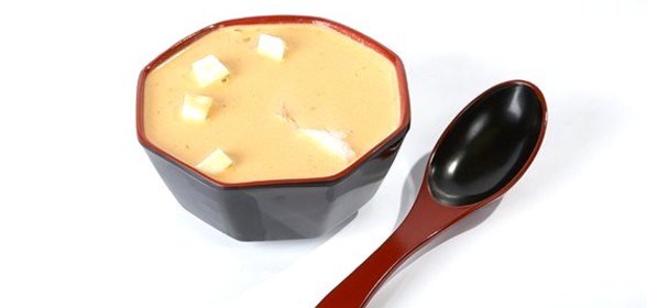 Суп-пюре из консервированных крабов