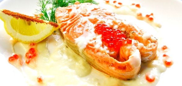 Сливочный соус к рыбе с икрой