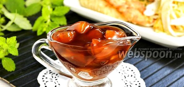 Кисло-сладкий соус с ананасом