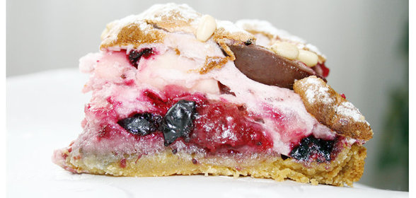 Жаренный бекон с луковым соусом