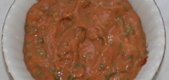 Острый соус к мясным изделиям
