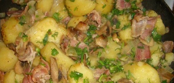 Картофель по -деревенски