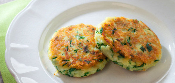 Котлеты из лука и картошки