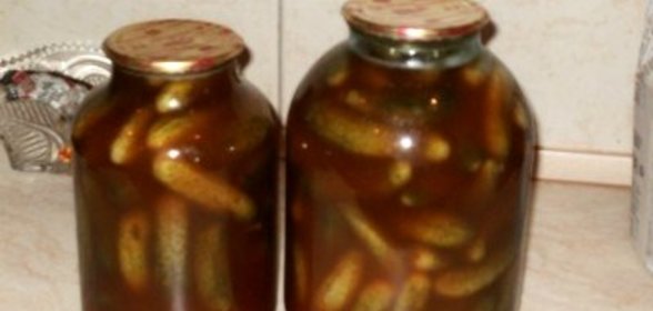 Огурцы с кетчупом на зиму