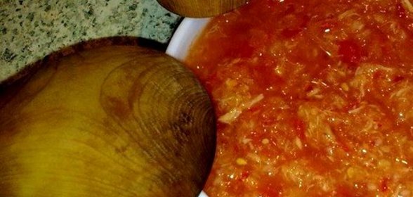 Аджика с хреном на зиму