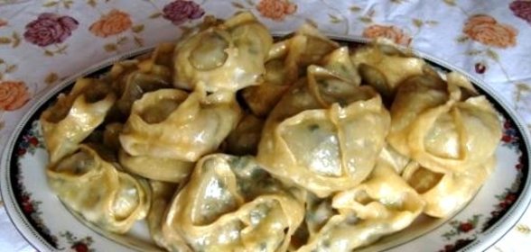 Манты с джусаем