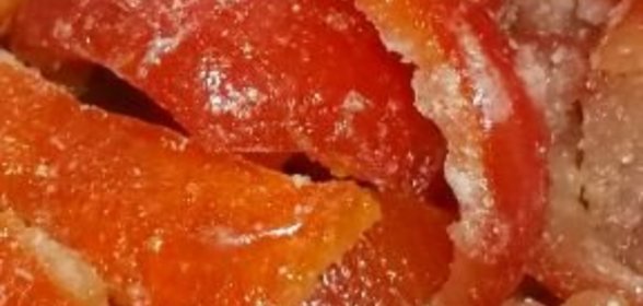 Цукаты из мандариновых корок