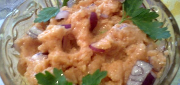 Красная икра из манки
