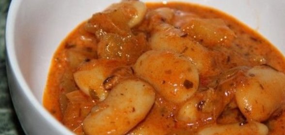 Фасоль с квашеной капустой