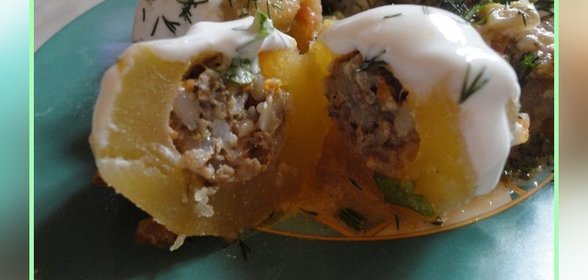 Фаршированный картофель
