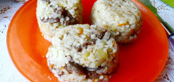 Рис с куриной печенью(обед выходного дня,для ленивых)