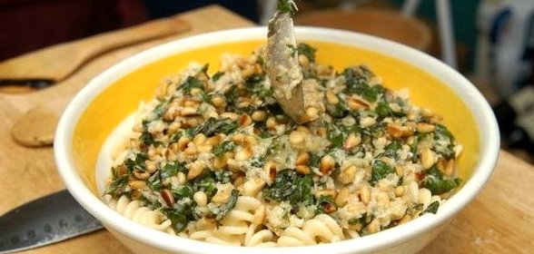 Песто на сковороде