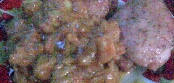 Нежный соус с кабачками и яблоками