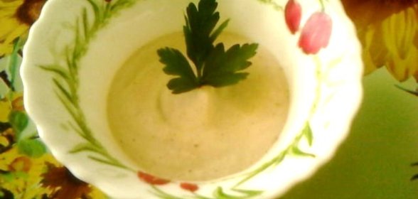 Домашний майонез с печеными баклажанами