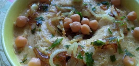 Соус из зелени к вареной рыбе