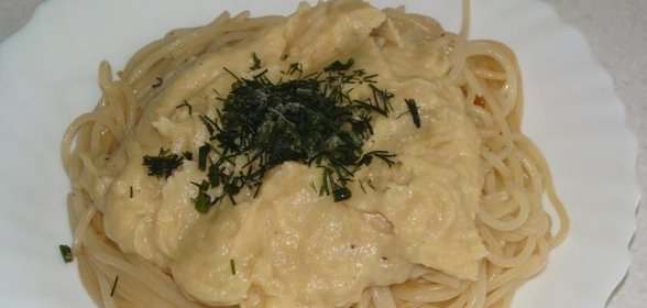 Сырный соус для спагетти