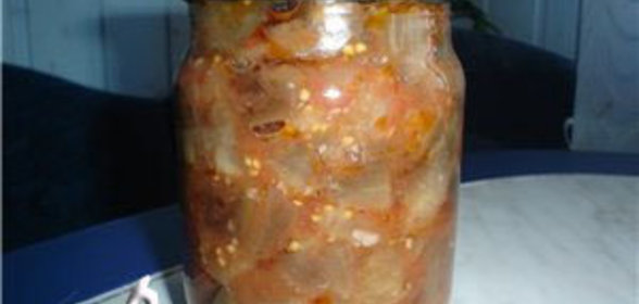 Баклажаны в заливке