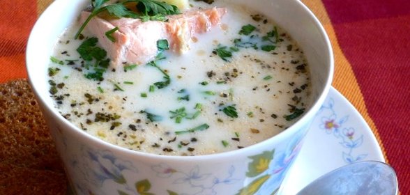 Норвежский рыбный суп со сливками