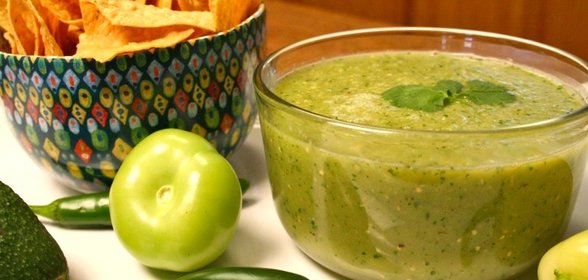 Сальса с лаймом и кокосовой стружкой