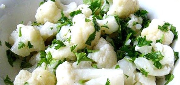 Цветная капуста отварная