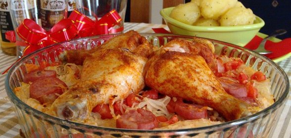 Курица по-польски