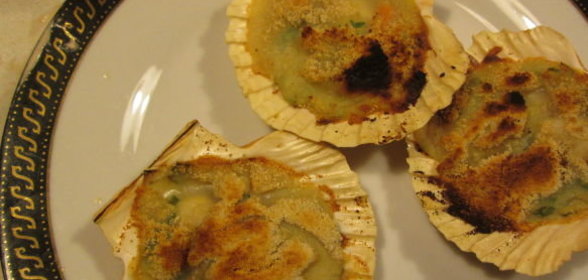 Черничный торт с безе