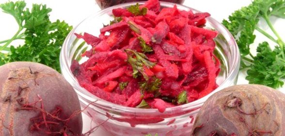 Салат из свеклы с уксусом