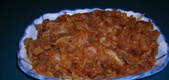 тушенная капуста