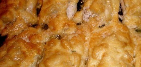 Куриные грудки с ананасом