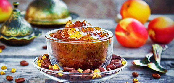 Кофейный конфитюр из нектаринов