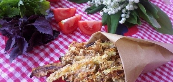 Баклажанные и кабачковые чипсы