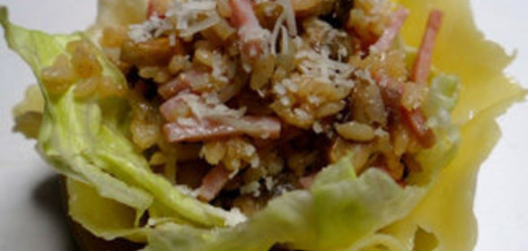 Ризотто Венеция в сырной тарелке