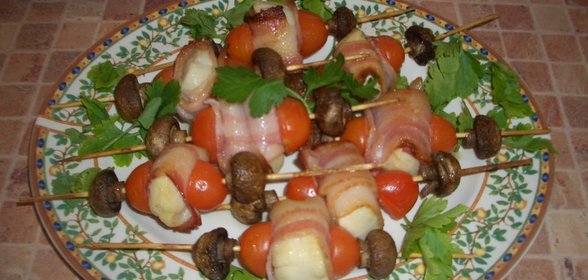 Шашлычки из морепродуктов