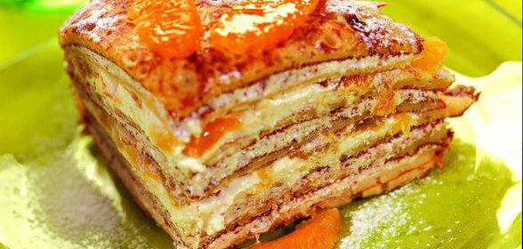 Блинчатый пирог десертный