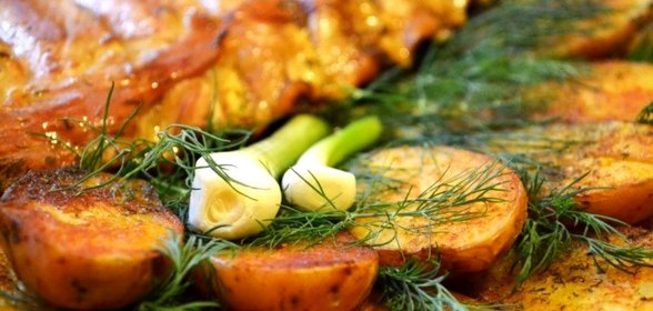 Ребрышки с картошкой