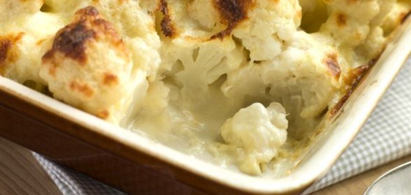 Цветная капуста с соусом бешамель