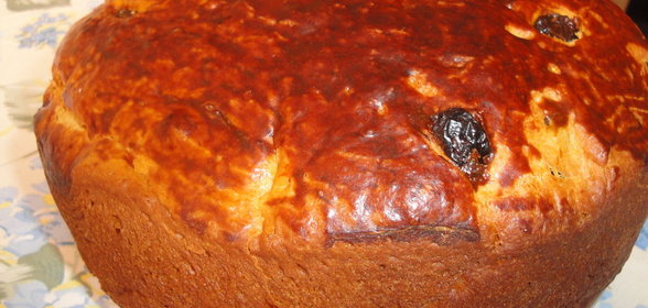 Сдобный кулич