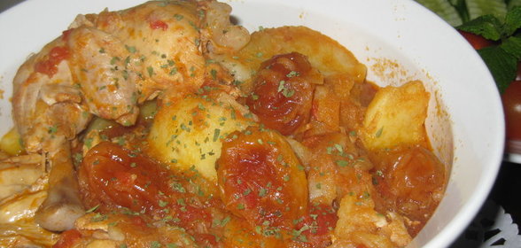 Куриный соус с алычой