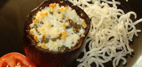 баклажаны с брынзой